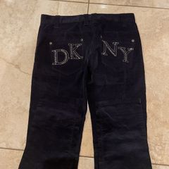 girls  bottoms DKNY navy trousers age 12 years