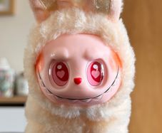 LABUBU Dog - Lights up / Walks / Sings Labubu Song (White)