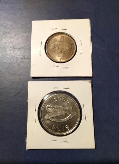 Two Eire  Coins Mint