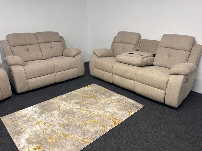3+2+1 Hudson All Fabric Recliner Sofa Set