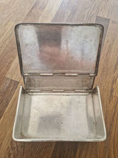 Antique  Commeration Box H.M.S  Britannia 1897