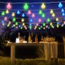 10m Smart Festoon Lights, Bluetooth and APP Control LED Globe String Lights, Plug in RGB & Warm White Multi Colored Fairy Lights, Voice/Music Sync Function for Party, Garden, Patio and More Image 6