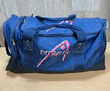 HEAD Large Blue Sports Duffel Bag - Vintage Retro Sports Gym