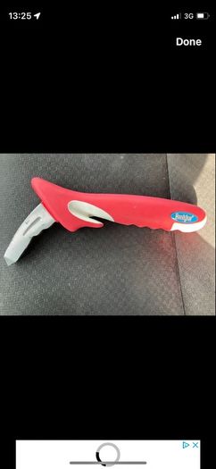 Handybar Support handle for car mobility aid