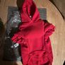 Brand new dog hoodie in red Image 2