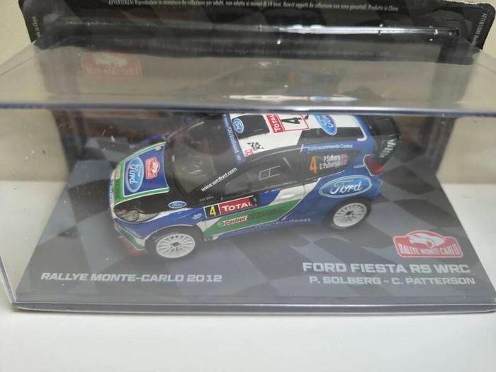 1:43 Ford Fiesta RS WRC Diecast Model Rallye Monte Carlo 2012