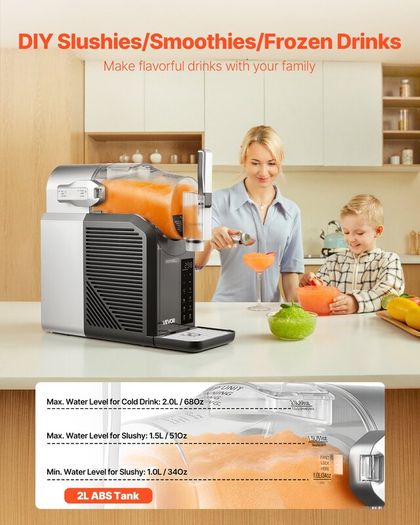 2L Slushie Machine with 6 Presets