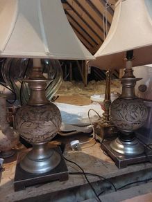 old vintage lamps from the 70s and 80s