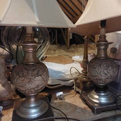 old vintage lamps from the 70s and 80s