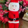 knitted snowman and santa Image 4