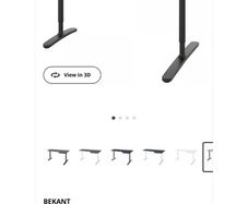 IKEA Bekant right-corner desk