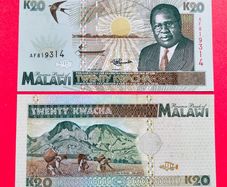 Malawi. 20  Kwacha  1995. Pick  32. ( Uncirculated )