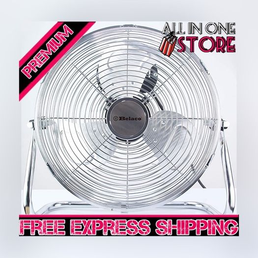 12" High velocity chrome gym free stand fan cooling fan industrial fan 3 speed desk fan table fan sturdy housing high airflow powerful (FREE SHIPPING)