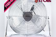 12" High velocity chrome gym free stand fan cooling fan industrial fan 3 speed desk fan table fan sturdy housing high airflow powerful (FREE SHIPPING)