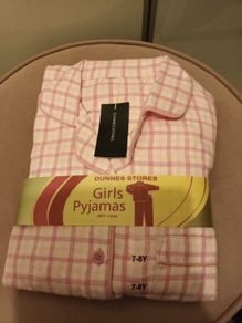Pink sparkle girls pjs