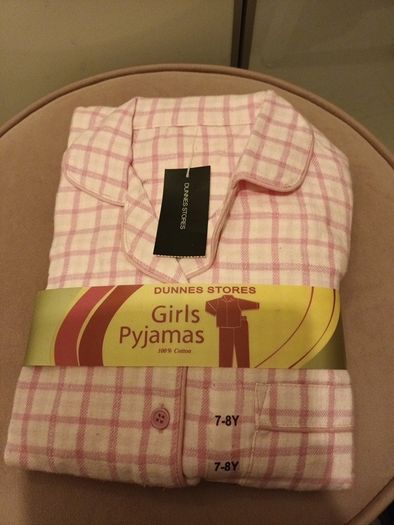 Pink sparkle girls pjs
