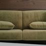 Luxury Bespoke Velvet Sofa As New/Delivered May Image 4