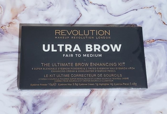 Revolution Ultra Brow Palette - 8 Shades - Fair to Medium - New