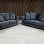 Olympia Ashwin Grey Scatter & Fullback Sofa Image 7