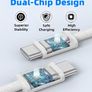 iPhone 16 15 Charger Cable 1M, 60W Braided Apple USB C to USB C Fast Charging Type C Cable 1M for iPhone 16 Pro/15 Plus/15 Pro Max, MacBook Pro, iPad Pro, iPad Air 4,Galaxy S22 S21 Ultra Image 7