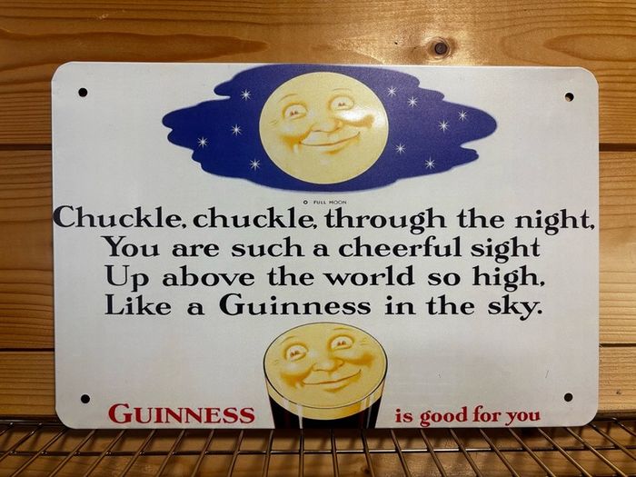 Guinness Tin Metal Sign