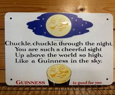 Guinness Tin Metal Sign