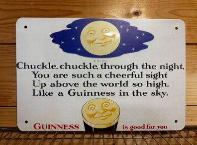 Guinness Tin Metal Sign