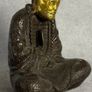 Bodhidharma - Bronze With Gold Assent, Stamped Image 2