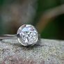 Large Art Deco 1.8ct Diamond Solitaire Ring - Platinum Image 7
