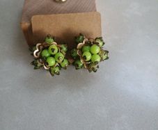 1950s clip on earrings