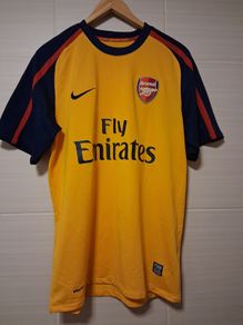 Arsenal Jersey. Official Nike Arsenal Mens Away Jersey From Season 2008 / 2009. Authentic Original From The Time. Not A Modern Day Remake.