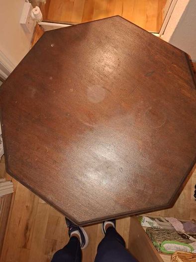 Vintage wooden side table - ideal upcycle project