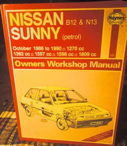 Haynes Nissan B12 and N13 Petrol Owners Workshop Manual.