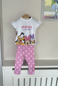 Baby Girls Minnie & Friends T-Shirt and Leggings Age 9-12 months / EU 74cm