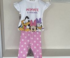 Baby Girls Minnie & Friends T-Shirt and Leggings Age 9-12 months / EU 74cm