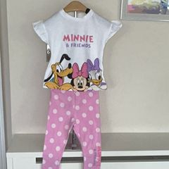 Baby Girls Minnie & Friends T-Shirt and Leggings Age 9-12 months / EU 74cm