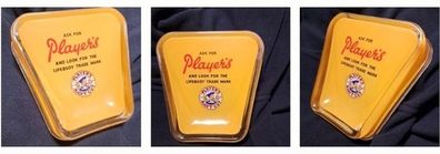 Player's Navy Cut Shop Bar Advertising Glass Coin Tray Tip Tray