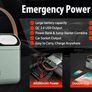 60000mAh 222Wh Jump Starter Power Bank Station PD 60W Portable Charger Car Booster Starting Device Outdoor Image 5