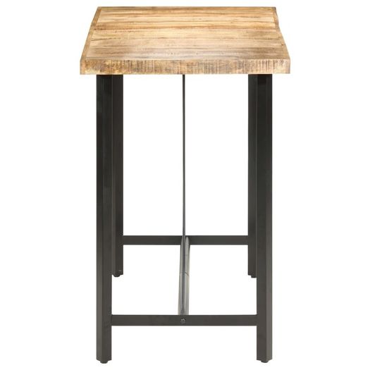Bar Table 180x70x107 cm Rough Mango Wood
