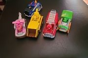 set of 5 diecat metal paw patrol figures