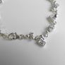 Women's Sterling Silver Bracelet 925 Image 2