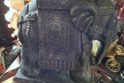 Ceramic Elephant Plant Stand detailed elephant design with a flat top, Collection Only