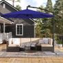 Parasol Cantilever  with Solar LED Lights Image 4
