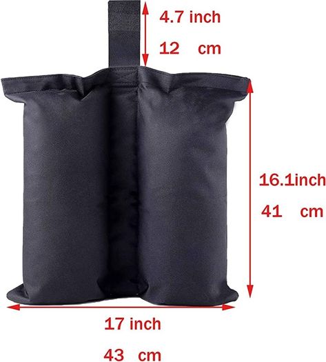 Weight Bags for Heavy Duty Premium Instant Shelters Gazebo Sand Bag Tent Leg Weight Bag for Pop up Canopy Tent Weighted Feet Bag (FREE POSTAGE)