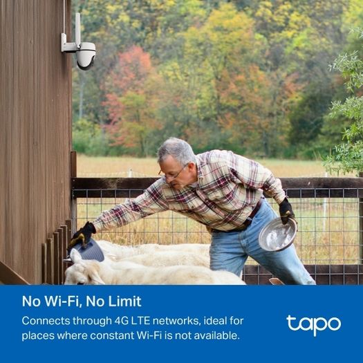 Outdoor Pan/Tilt 4G LTE Camera Sim Type
