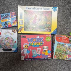 Various Kids Games and Puzzles
