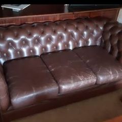 leather chesterfield sofa