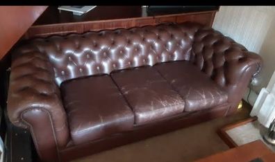leather chesterfield sofa