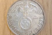 1937 Germany 2 Reichsmark Paul von Hindenburg