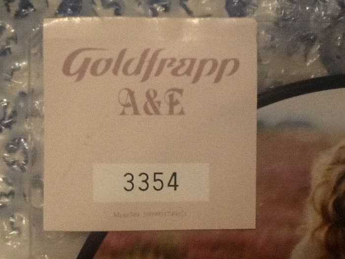 Goldfrapp Limited Picture Disc 7inc